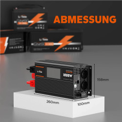 Przetwornica napięcia 12 VDC/230VAC Litime 1000W Sinus