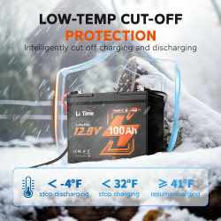 Akumulator Litime 12V 100AH Bluetooth Type Group24