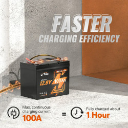 Akumulator Litime 12V 100AH Bluetooth Type Group24
