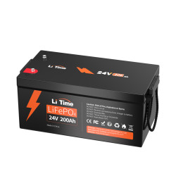Akumulator LiTime 24V 200Ah LiFePO4 Bluetooth – Energia do Kampera, Łodzi i PV