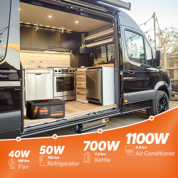 Akumulator LiTime 24V 200Ah LiFePO4 Bluetooth – Energia do Kampera, Łodzi i PV