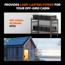 Akumulator LiTime 24V 200Ah LiFePO4 Bluetooth – Energia do Kampera, Łodzi i PV