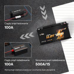 Akumulator 12V 100Ah Bluetooth H190 L12V100-100-H190-BT-4-AC150