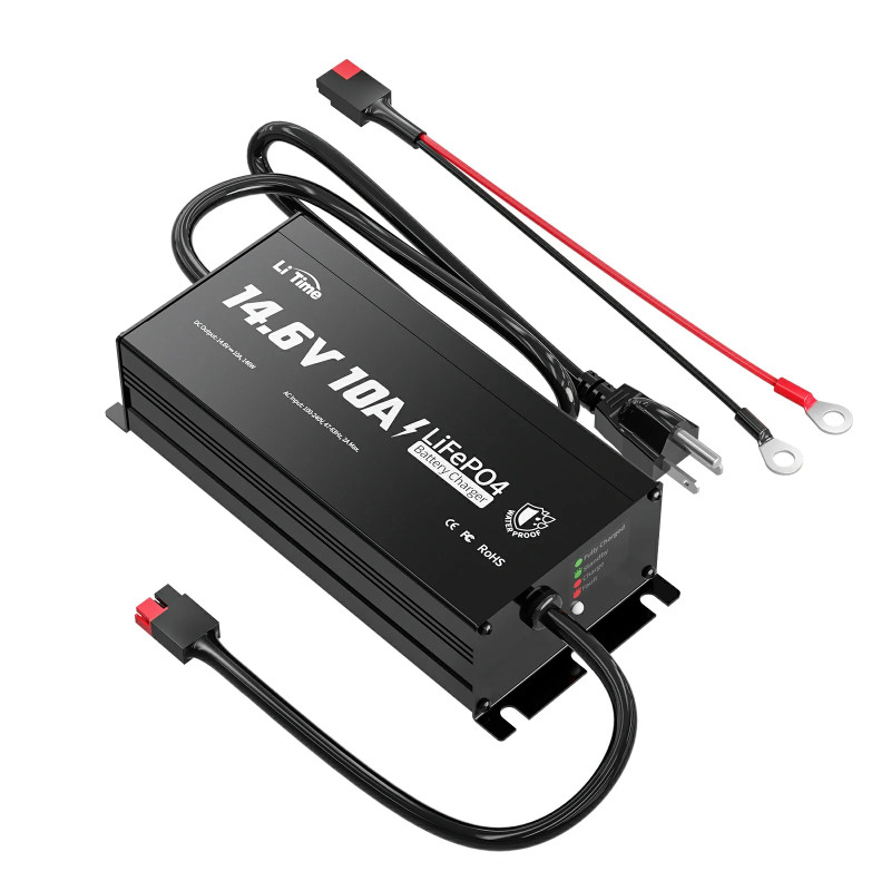 Ładowarka 12V (14.6V) 10A Litime L12V10A-WP-Y-DE Wodoodporna