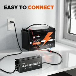 Ładowarka 12V (14.6V) 10A Litime L12V10A-WP-Y-DE Wodoodporna