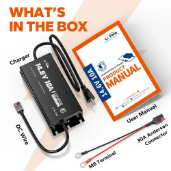 Ładowarka 12V (14.6V) 10A Litime L12V10A-WP-Y-DE Wodoodporna