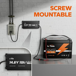 Ładowarka 12V (14.6V) 10A Litime L12V10A-WP-Y-DE Wodoodporna