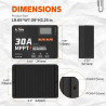 Regulator solarny MPPT LiTime 30A 12V/24V automatyczny z Bluetooth 24V30A-MPPT-BT-B