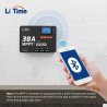 Regulator solarny MPPT LiTime 30A 12V/24V automatyczny z Bluetooth 24V30A-MPPT-BT-B