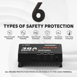 Regulator solarny MPPT LiTime 30A 12V/24V automatyczny z Bluetooth 24V30A-MPPT-BT-B