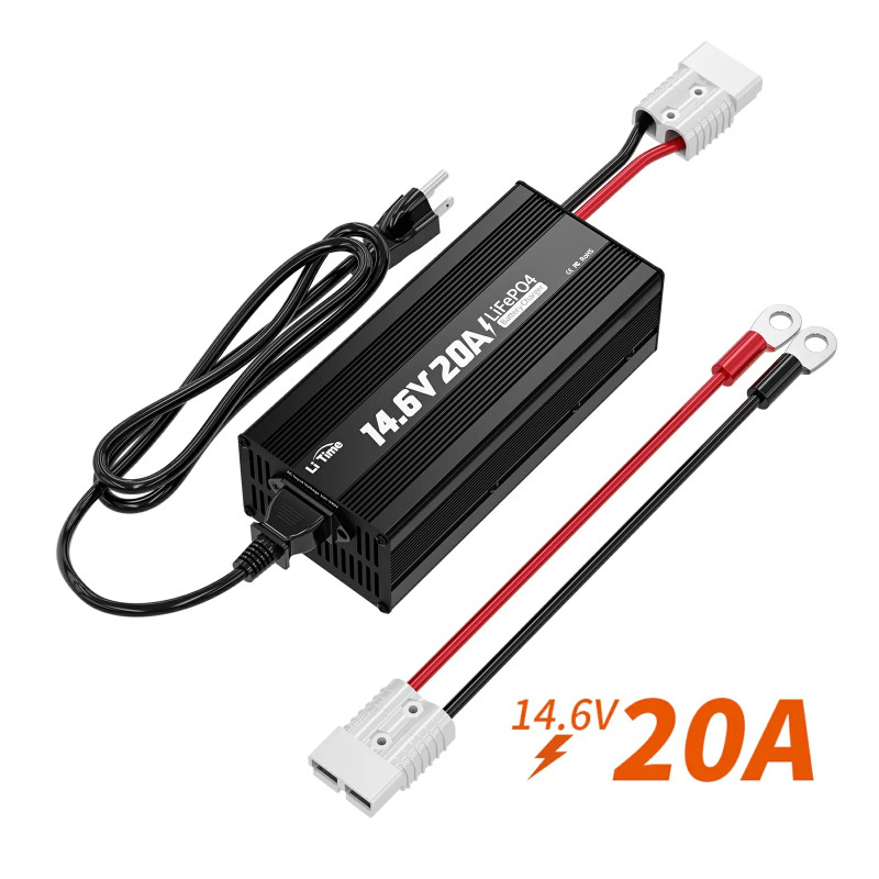Ładowarka LiTime 12V 20A LiFePO4 – szybkie i bezpieczne ładowanie