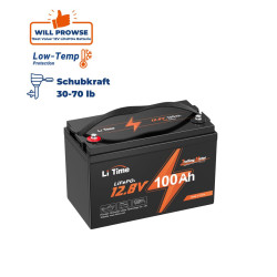 Akumulator LiTime 12.8V 100Ah Trolling Motor L12V100-100-TM-4-A100