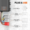 Ładowarka akumulatorów LiTime 12V 40A DC do DC z MPPT L12V40A-DC-Z