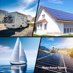 Regulator solarny PWM 20A 12V/24V automatyczny z modułem BlueTooth IP68