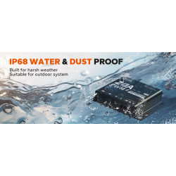 Regulator solarny PWM 20A 12V/24V automatyczny z modułem BlueTooth IP68